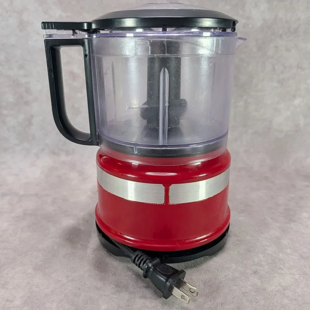 KitchenAid KFC3516ER Empire Red 3.5 Cup Mini Food Chopper Processor Complete